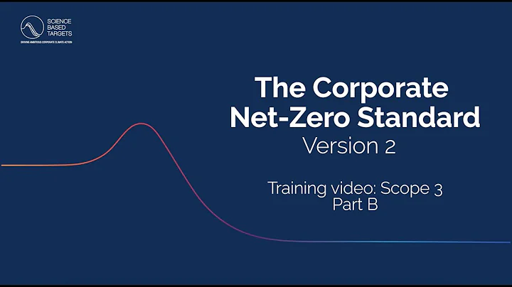 Training video: Scope 3 - Part B