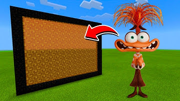 How to Make A Portal To The INSIDE OUT 2 Anxiety Dimension in Minecraft!