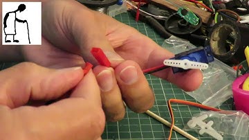 Quick and Dirty RC Servo conversion to DC 360 rotation