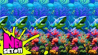 STEREOGRAMS SET #11 (3D STEREOSCOPIC IMAGES & HOW TO SEE STEREOGRAMS) #magiceye #3d_stereoscopic