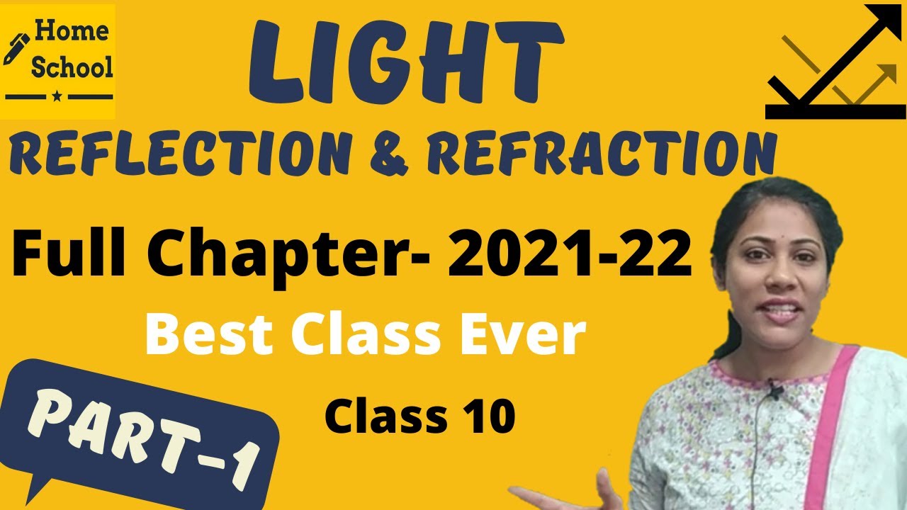 Light Reflection and Refraction Class 10 Physics CBSE NCERT Part-1| Full Chapter