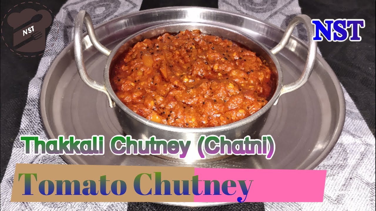 Tomato Chutney Recipe in Tamil Thakkali Chutney Tomato Chatni