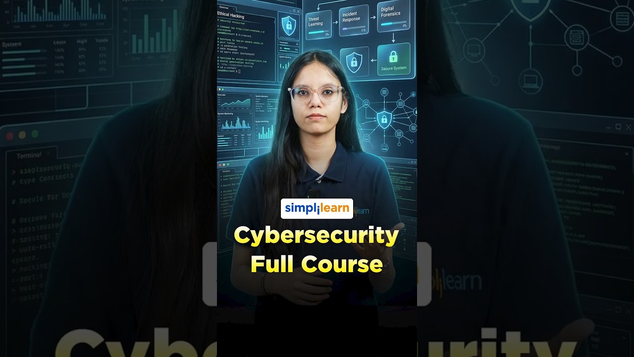 Cybersecurity Full Course 2026 | Cyber Security Tutorial For Beginners | #Shorts | #Simplilearn