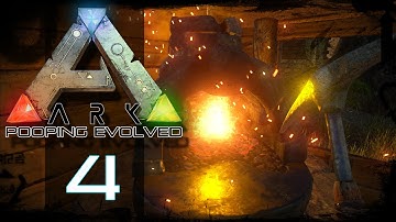 ARK SURVIVAL EVOLVED Gameplay! | Metal Working! | Episode 4 (Ark Pooping Evolved)
