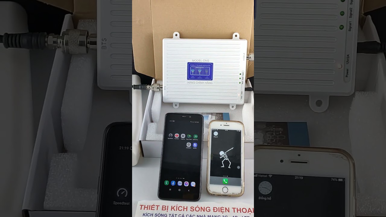 🎥 test bộ kích sóng điện thoại 2g 3g 4g lte đầy đủ#hottrend #kichsongdidong — Video review, click xem trên YouTube