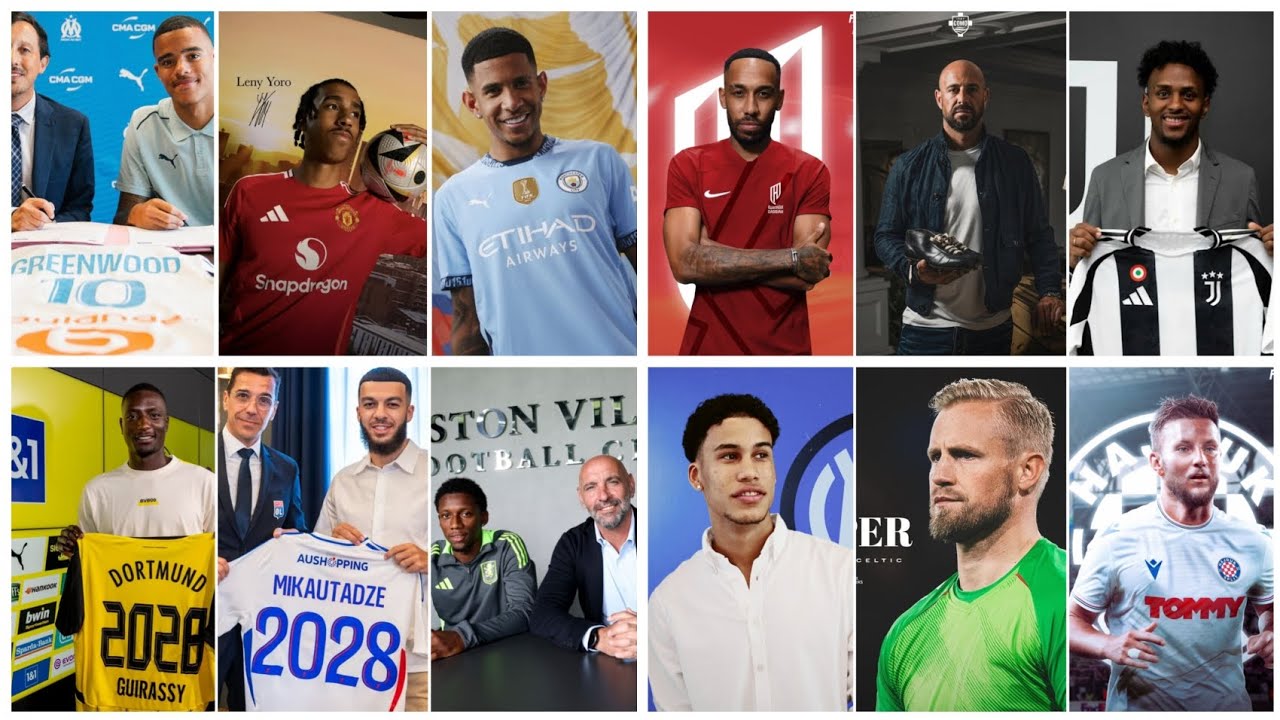 Player Transfer All Latest Confirmed Player Transfers ! Summer 2024.. Aubameyang; Savio ...