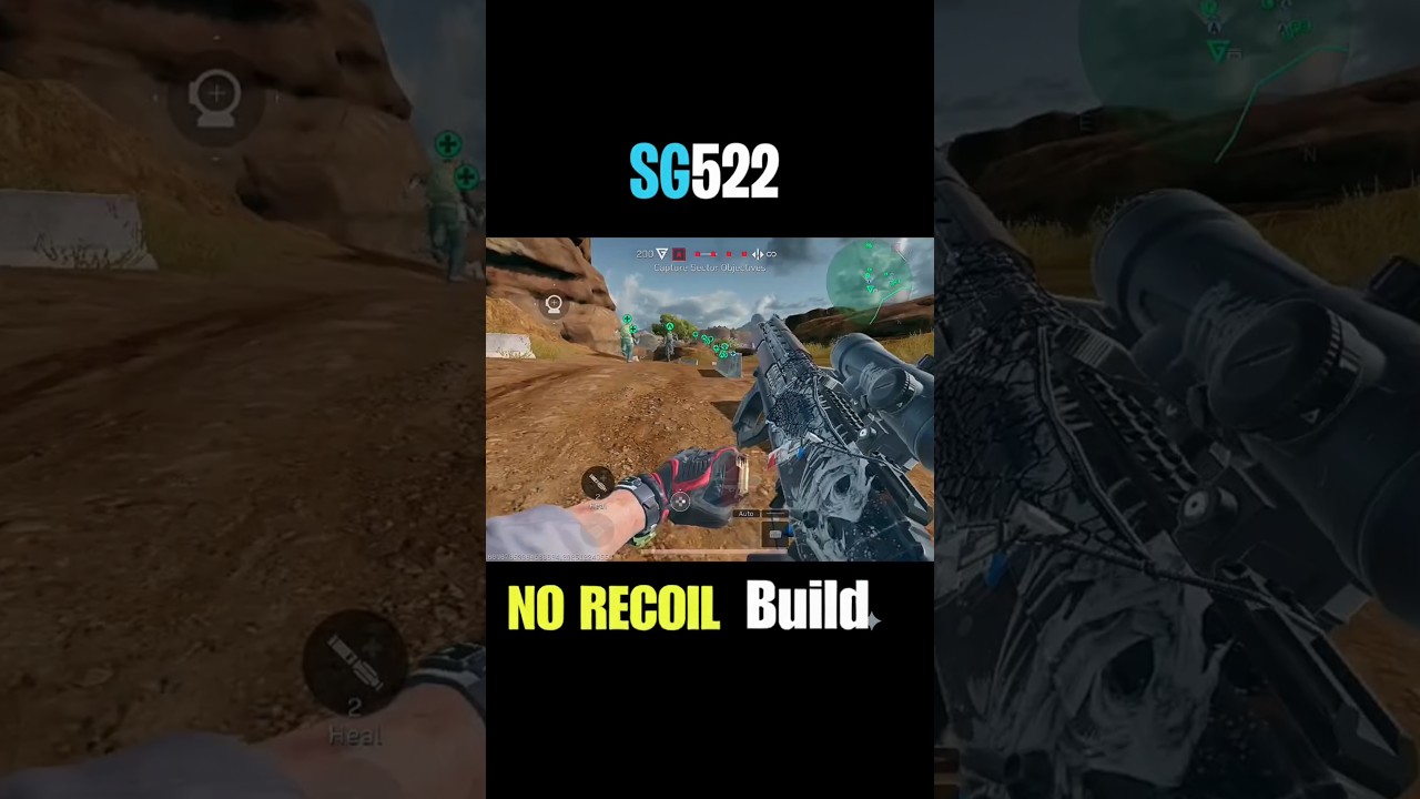 SG552 NO RECOIL BUILD DELTA FORCE MOBILE SESSION 7