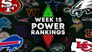 NFL Week 15 Power Rankings