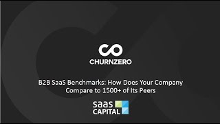 B2B SaaS Benchmarks:  How Does Your Company Compare to +1500 of Its Peers