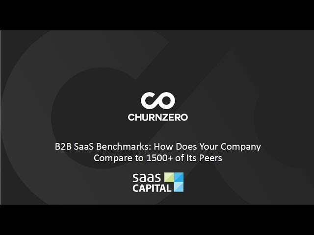 B2B SaaS Benchmarks: How Does Your Company Compare to +1500 of Its Peers