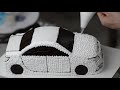 Instructions for making a car-shaped birthday cake for kids / Cakes for boys / Unique birthday cake