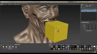 Speed sculpting Zombie