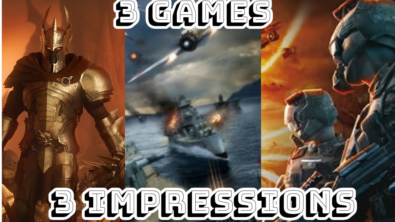 Three Games, Three Impressions- Old Strategy Games
