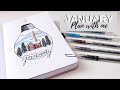 Plan With Me | January 2021 Bullet Journal Setup