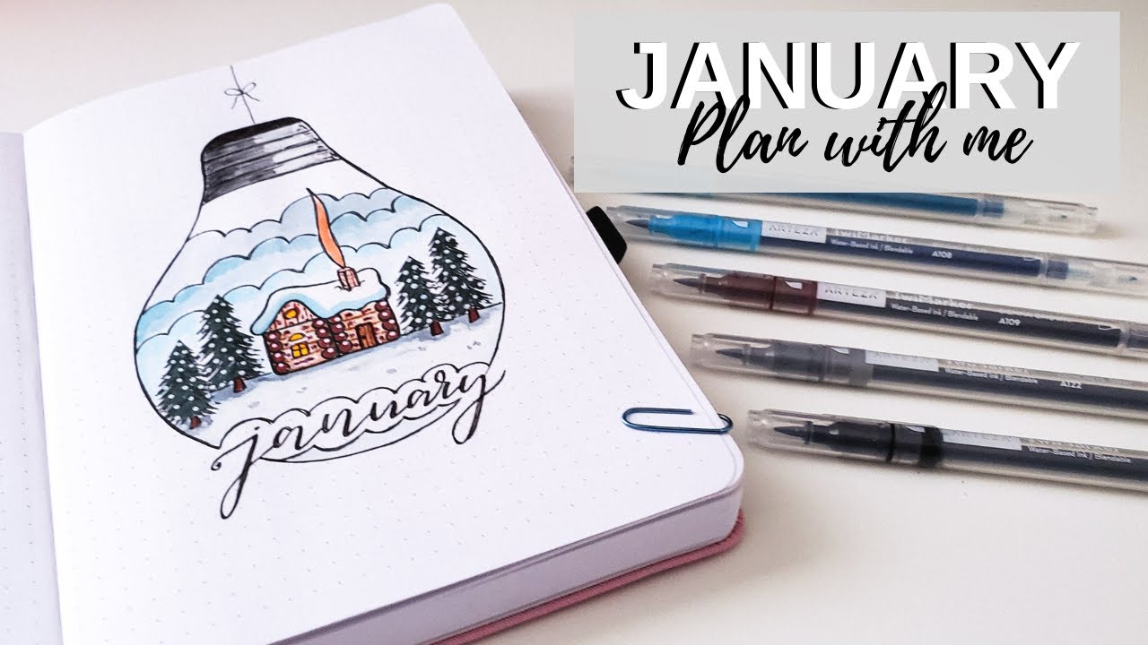 Plan With Me | January 2021 Bullet Journal Setup