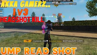 ump 3 headshot attitude song 🎵 #trending #freefire #viralvideo