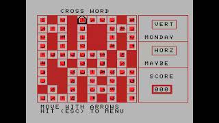 Cross Word ENGLISH ARABIAN الكلمات المتقاطعة by Al Alamiah العالمية MICROSOFT ASCII MSX File Hunter screenshot 1