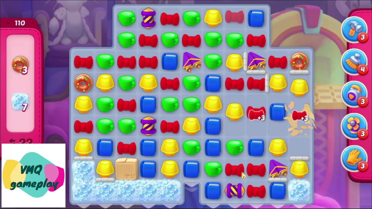 Homescapes level 110  | VMQ gameplay