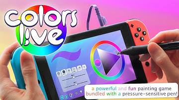Colors Live: Digital painting on Nintendo Switch - Release Date Announcement