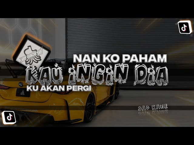 DJ SAD KANE Kau Ingin Dia X Nan Ko Paham X Ku Akan Pergi • Mengkane | DJ Waghyu remix class=