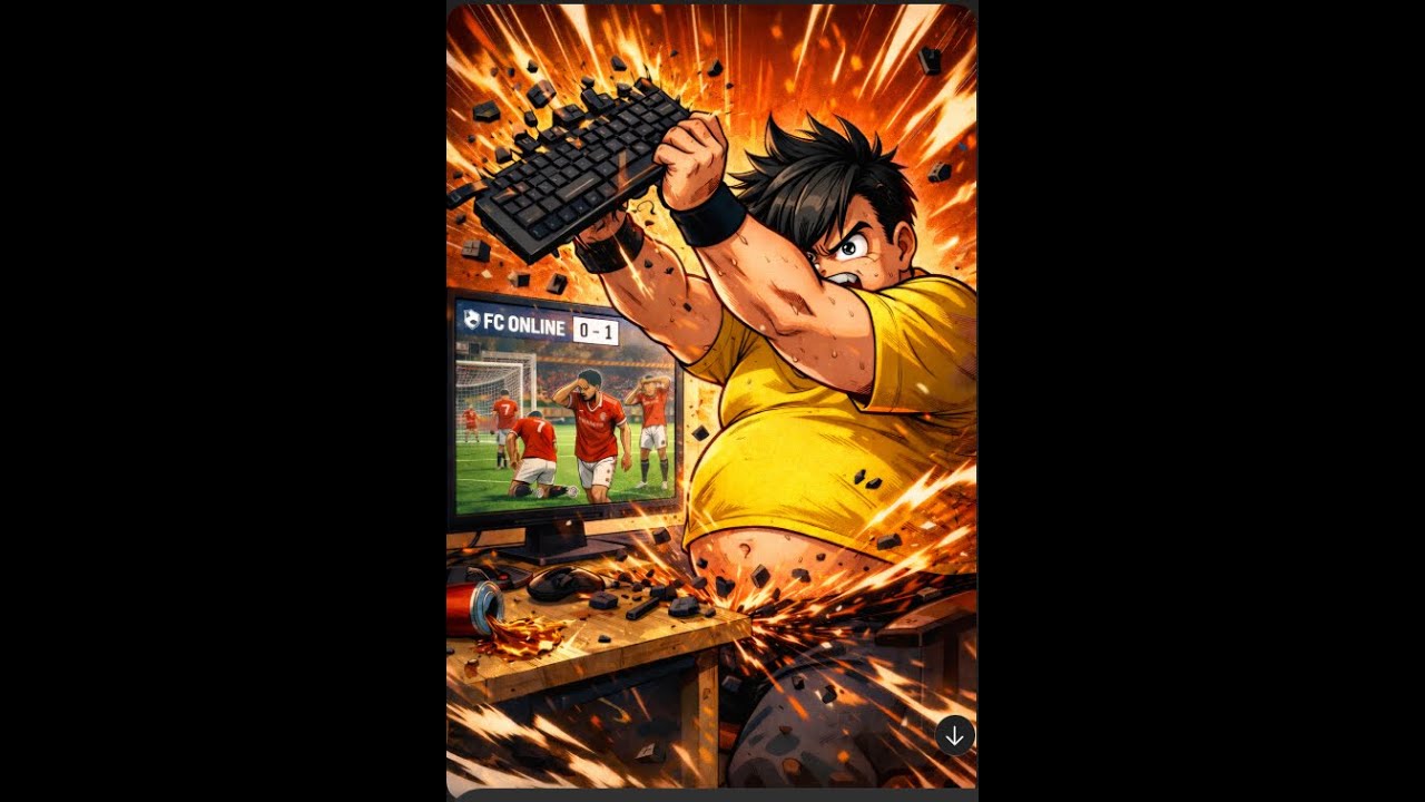 라이브 FC온라인 본캐 맨유  (왕초보  허접입니다)