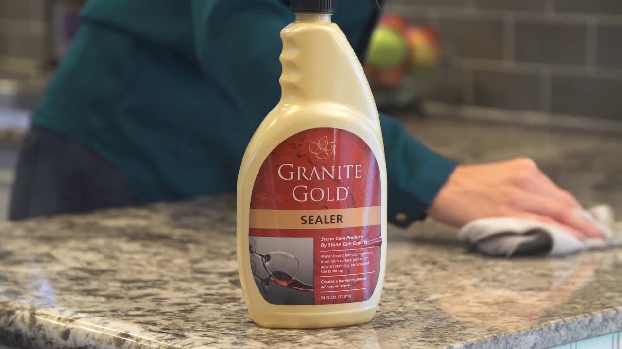 How To Seal Granite Countertops Youtube