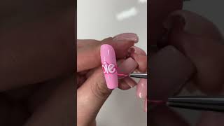 Barbie Inspired Nails (Barbie 2023) #shorts
