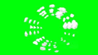 Green Screen Clouds Air Expolsion Effect