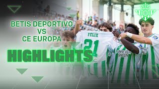 Resumen Del Partido Betis Deportivo - Ce Europa 2-0 Cantera
