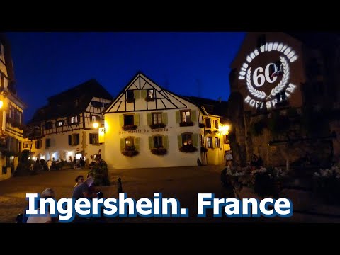 🇫🇷 Ingersheim-Haut-Rhin France 4k Video 📹