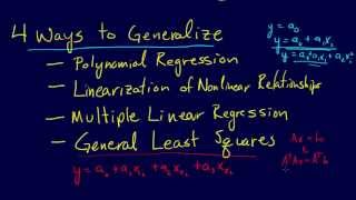 5.1.5-Curve Fitting: Generalizing Least Squares