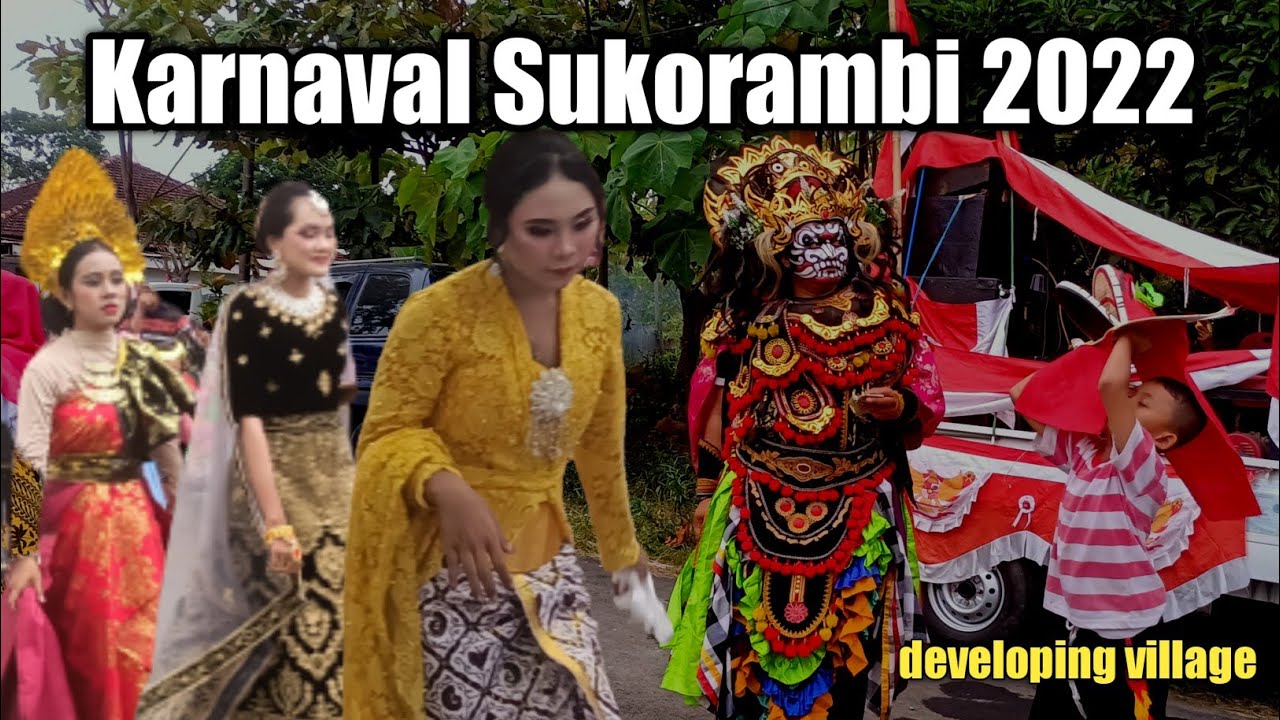Karnaval terlucu dan kreatif desa sukorambi 2022🫰Jember kuereen