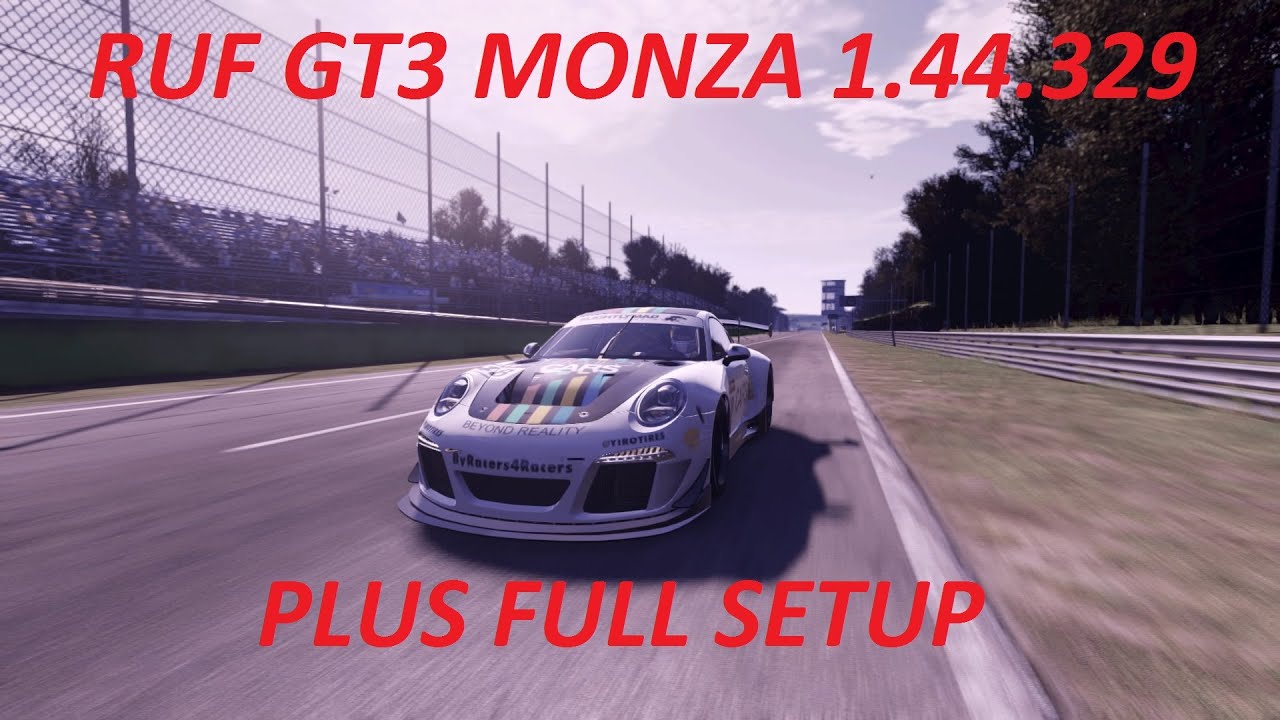 PROJECT CARS RUF GT3 MONZA 1.44.329 PLUS FULL SETUP driveclub ps4 offline