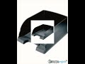LEITZ - Vaschetta portacorrispondenza impilabile plus jumbo in polistirolo a4 nero - 52330095 - C...