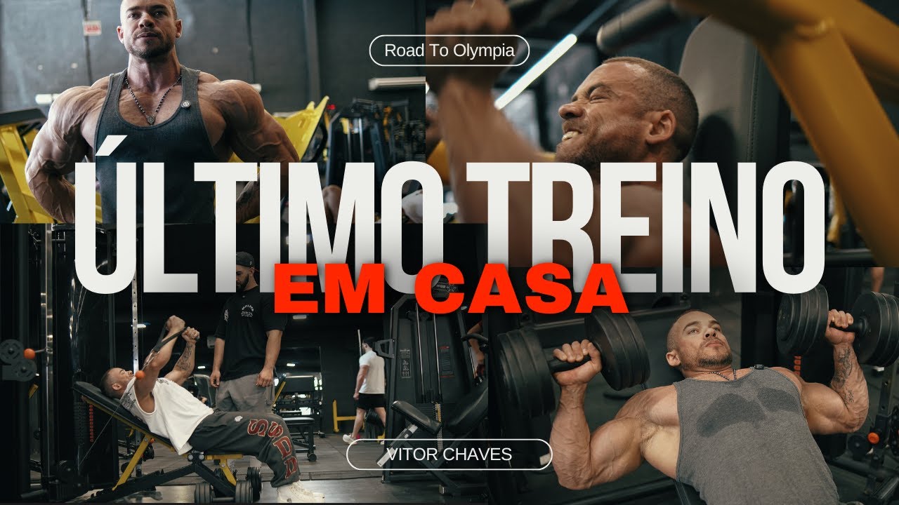 Último treino na minha cidade - 2 semanas para o Olympia