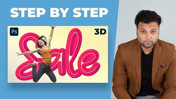 3D Typography Poster Design in Adobe Photoshop | 2021 Graphic Design Trends