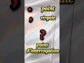 علامات الترقيم بالفرنسية Les Ponctuation 