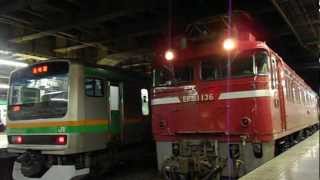 EF81 136代走牽引『北斗星』上野駅発車