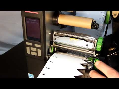 Instructions: Printing stick-in labels on the thermal transfer printer TSC MB240T