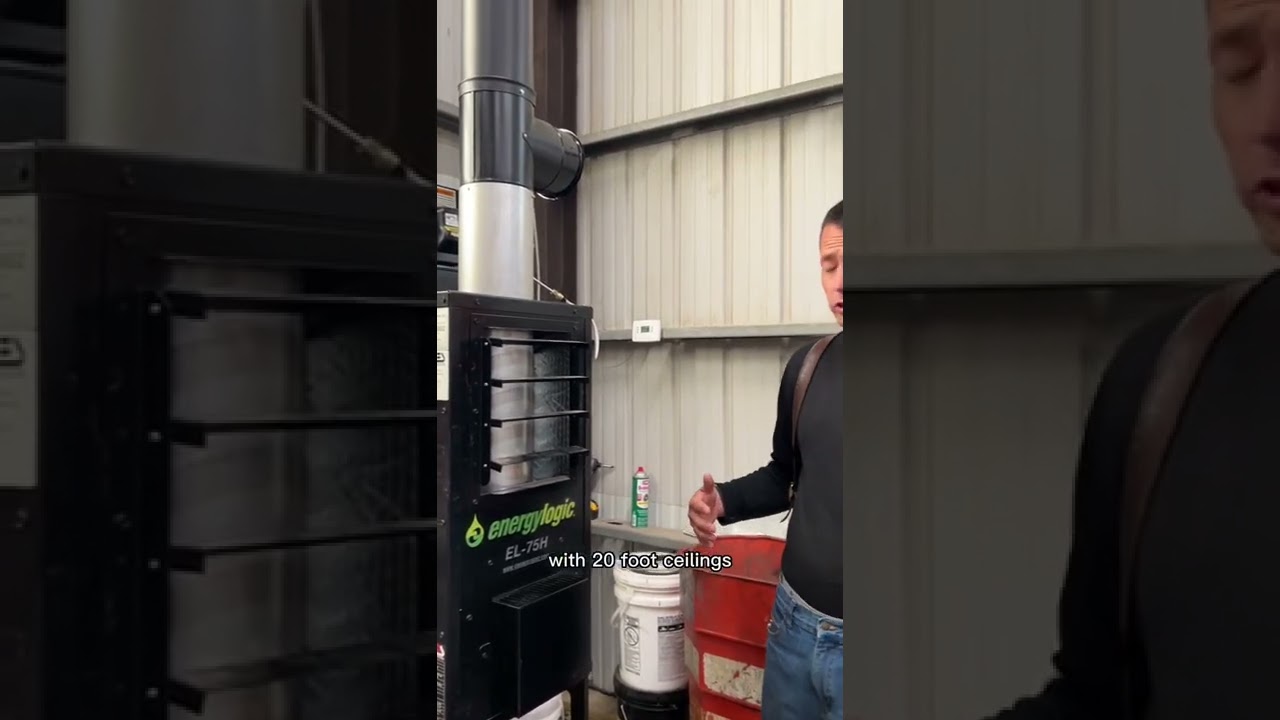 Waste oil burner/heater to heat up our shop #shorts - YouTube