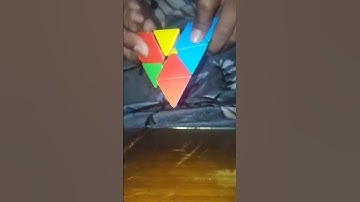 How to solve pyramix cube and how to make pyramix cube #viral #new #video #ytstudio #hasnain