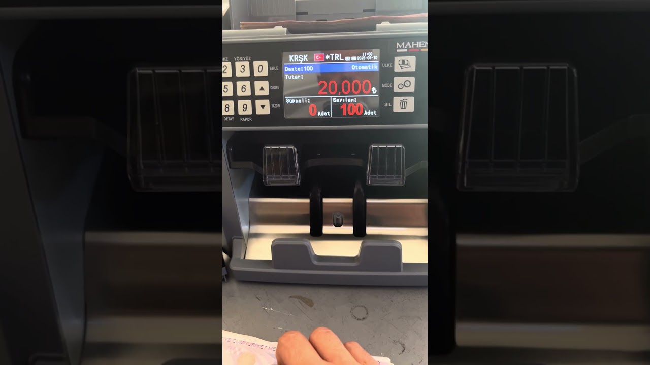 MAHEN M-3 Para Sayma Makinesi  huntertekno orjınal ürün garantisindedir satış servis