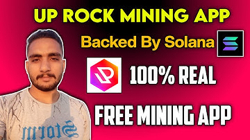 Uprock Mining App Full Guide | Free Mining App | Uprock Earning Backed By Solana