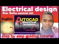 AutoCAD Electrical Tutorial for Beginners|Star Delta Starter Control Circuit diagram 2025