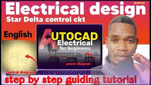 AutoCAD Electrical Tutorial for Beginners|Star Delta Starter Control Circuit diagram 2025