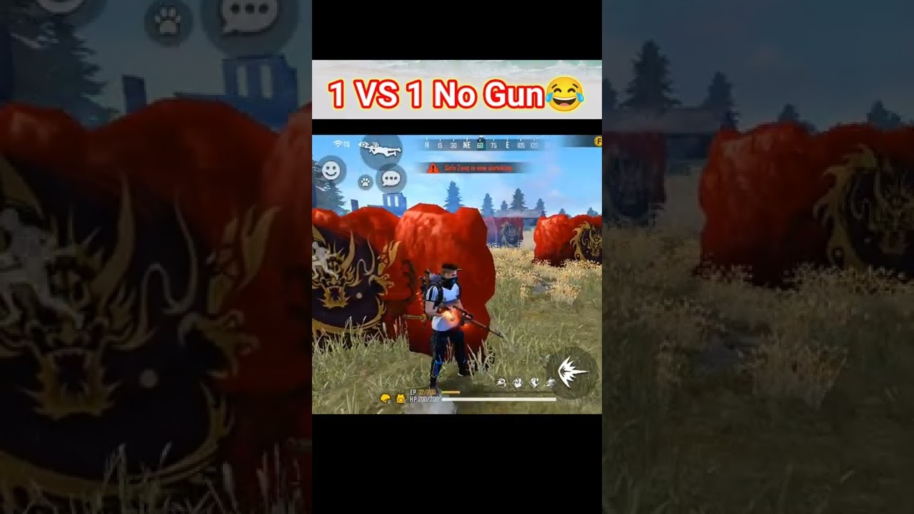 Last Zone 🤕 1 vs 1 no kill enemy 😂 only eliminate zone 😵 Funny Moment #shorts