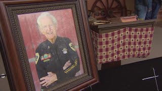 More than 100 attend memorial for world's oldest peace officer in Cleburne