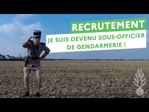 Je suis devenu sous-officier de gendarmerie ! Pourquoi pas vous ?