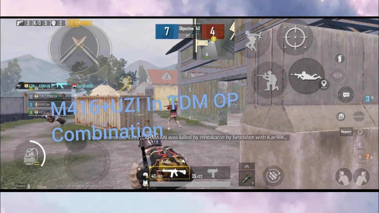 M416+UZI OP GAMEPLAY