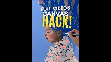 Using Watercolor on Canvas - Full Video